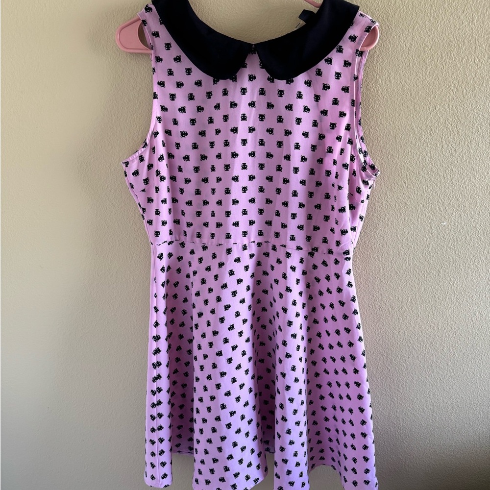 Forever 21 Chococat Pink and Black Mini Dress hello kitty brand
